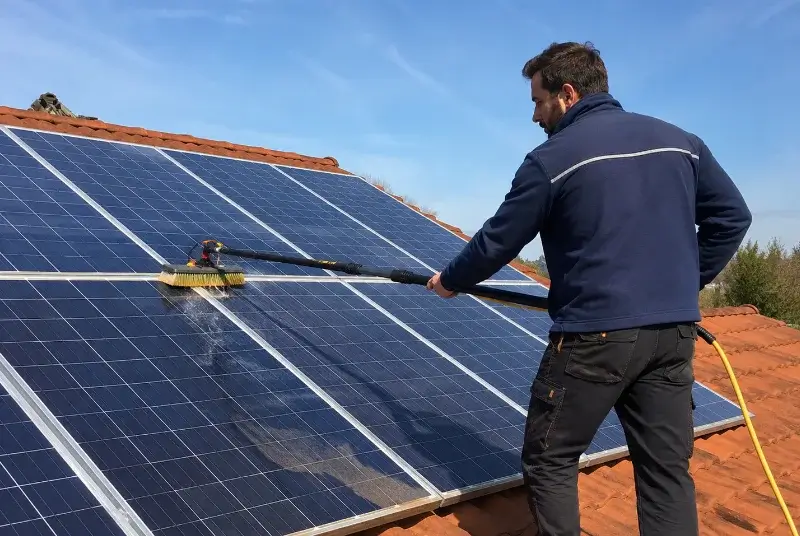 Nettoyage et entretien de panneaux solaires à Giez